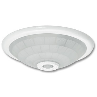 Stropné svietidlo VERA na 2× E27 so senzorom pohybu PIR, 30 cm, IP20, biele (WHST78-BI)