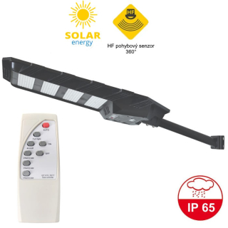 Solárne fasádne senzorové LED svietidlo s DO 900lm