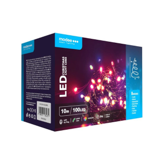 LED vianočná reťaz 100xLED/8 funkcií  13m MULTICOLOR, IP44