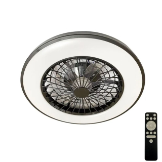 LED Stmievateľné stropné svietidlo s ventilátorom 48W