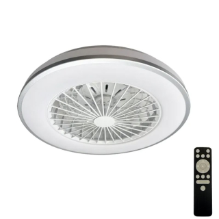 LED Stmievateľné stropné svietidlo s ventilátorom 48W