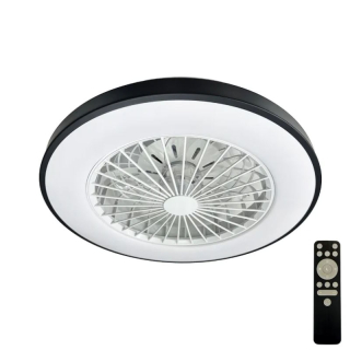 LED Stmievateľné stropné svietidlo s ventilátorom 48W