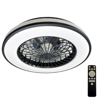 LED Stmievateľné stropné svietidlo s ventilátorom 48W