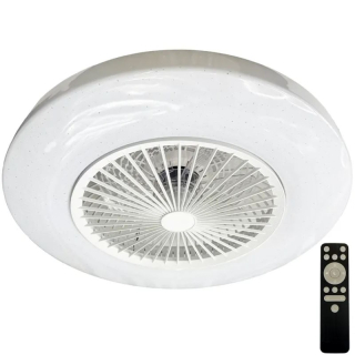 LED Stmievateľné stropné svietidlo s ventilátorom 72W