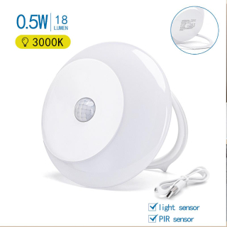 Nočné svietidlo so senzorom nabíjateľné