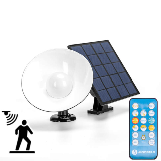 LED solárne senzorové nástenné svietidlo s DO 500lm IP65