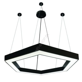 LED závesné svietidlo 60W 4000K čierne