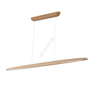 LED závesné svietidlo 22W 4000K masívne drevo
