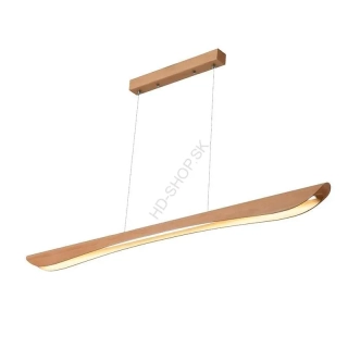 LED závesné svietidlo 22W 4000K masívne drevo