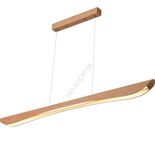 LED závesné svietidlo 26W 4000K masívne drevo