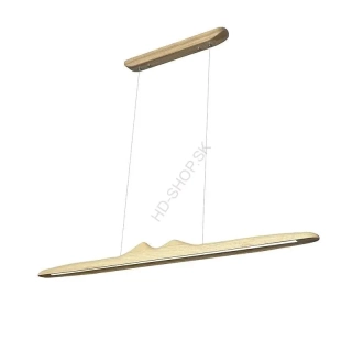 LED závesné svietidlo 22W 4000K masívne drevo