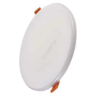 Vodeodolný LED panel VIXXO 185mm, kruhový vstavaný biely, 19W neutr. b., IP65