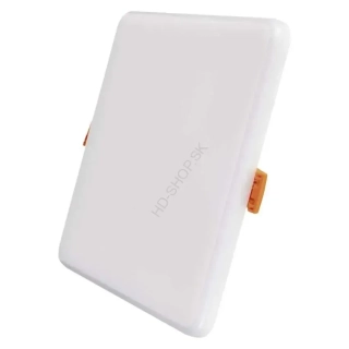 Vodeodolný LED panel VIXXO 155×155, štvorcový vstavaný biely,13,5W neut.b.,IP65