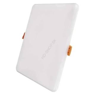 Vodeodolný LED panel VIXXO 185×185, štvorcový vstavaný biely,19W neut.b.,IP65