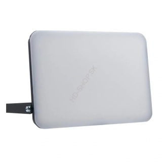 Vonkajší čierny LED reflektor 100W / 4000K