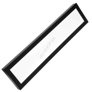 Prisadené LED kancelárske svietidlo PILO čierne