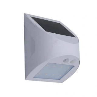 LED biele nástenné solárne svietidlo 3W / 300lm / 3000K / 4000K 