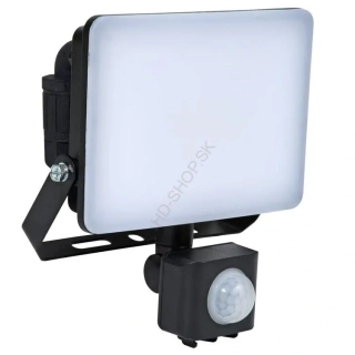 LED reflektor FIST 20 W, 5000K,IP65, čierny