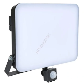 LED reflektor FIST 100 W, 5000K,IP65, čierny