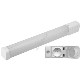 LED stmievateľné podlinkové svietidlo so zásuvkou 15W, CCT, IP44, 600mm