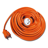 Pohyb. prívod-spojka, 25m oranžový 3x1,5mm