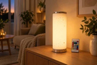 LED stojacia lampa s diaľkovým ovládačom 5W / RGB+WW