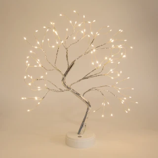 LED svetelný dekoratívny stromček teplá biela, 40 cm