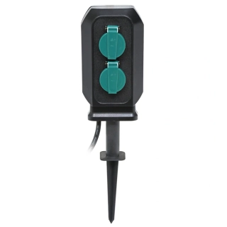 Záhradný stĺpik 4x zásuvka