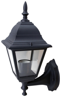 Exterierové nástenné svietidlo, so stojacím ramenom