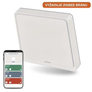 GoSmart Prenosný ovládač scén IP-2001ZW, ZigBee 3.0, 1-tlačidlový