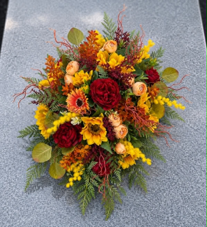 Spomienková ikebana jesenná 