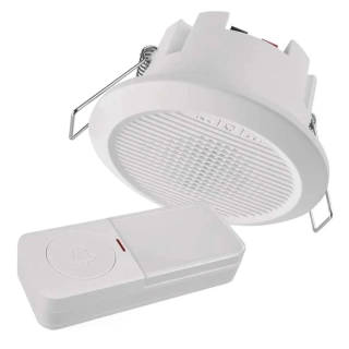 Domový drôtový/bezdrôtový zvonček P57103, vstavaný