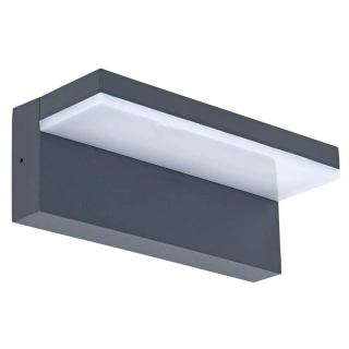 Vonkajšie nástenné LED svietidlo ALDA - antracitové, 9W
