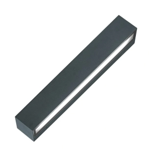 Vonkajšie nástenné LED svietidlo STIX 2x9W - antracitové