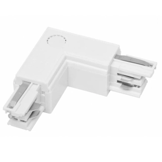 L spojka 3F pre lišty OUT biela