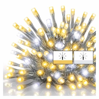 Standard LED spoj. reťaz blikajúca – cencúle, 2,5 m, vonkajšia, teplá/studená biela