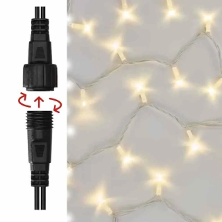 Profi LED spojovacia reťaz biela, 5 m, vonkajšia aj vnútorná, teplá biela