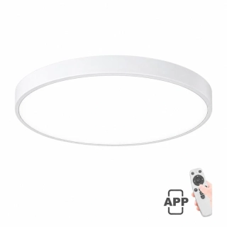 LED stropné svietidlo FINESSE R1-60, 60 W, Ø 60 cm, CCT, biele