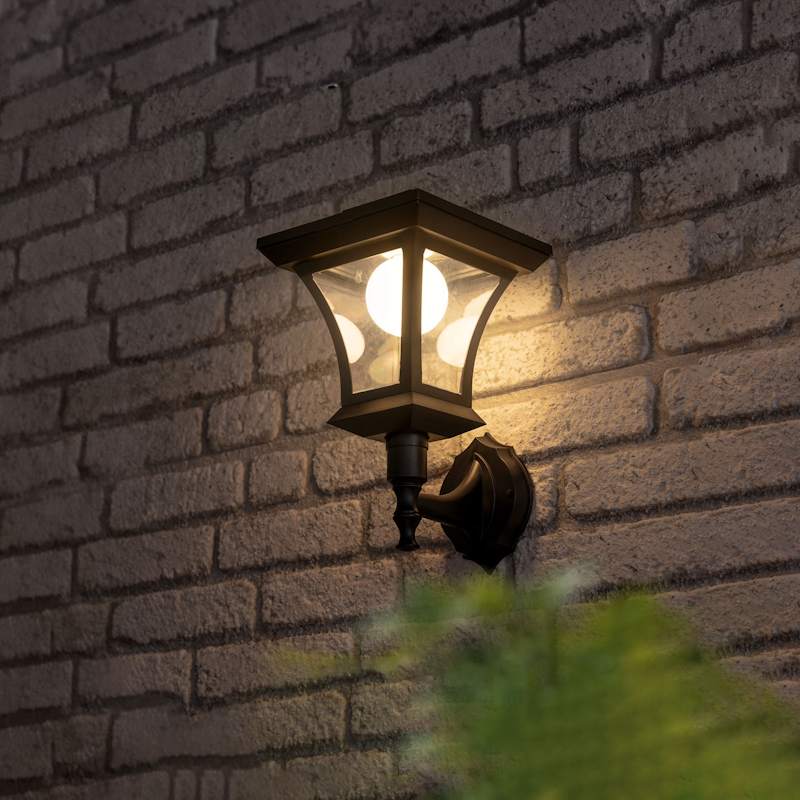 Solárna nástenná lampa LAMPAS