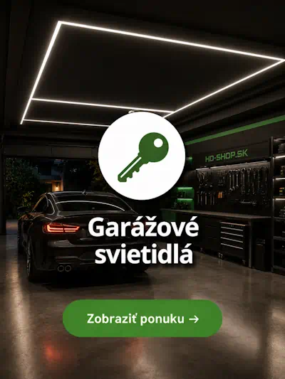 Osvetlenie garáže a dielne