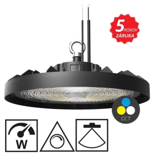 LED svietidlo Highbay 200W stmievateľné s nastaviteľnou farbou svetla